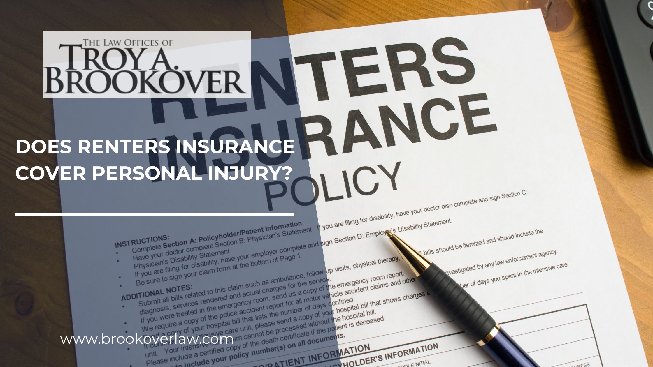 Does Renters Insurance Cover Personal Injury in Texas